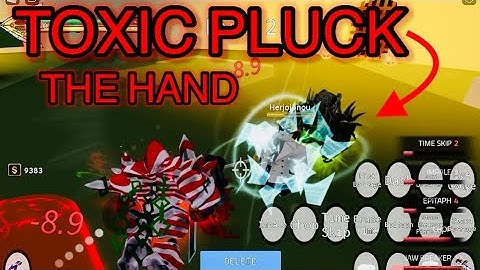 [YBA] Destroying TOXIC PLUCK Player | ON MOBILE!!! #yba #yourbizzareadventure