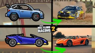 Hill Climb Racing 2 !! VEHICLES IN REAL LIFE !!