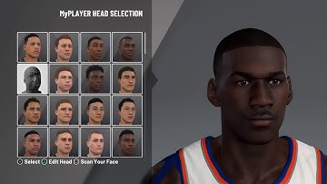 2k20 best Michael jordan face creation