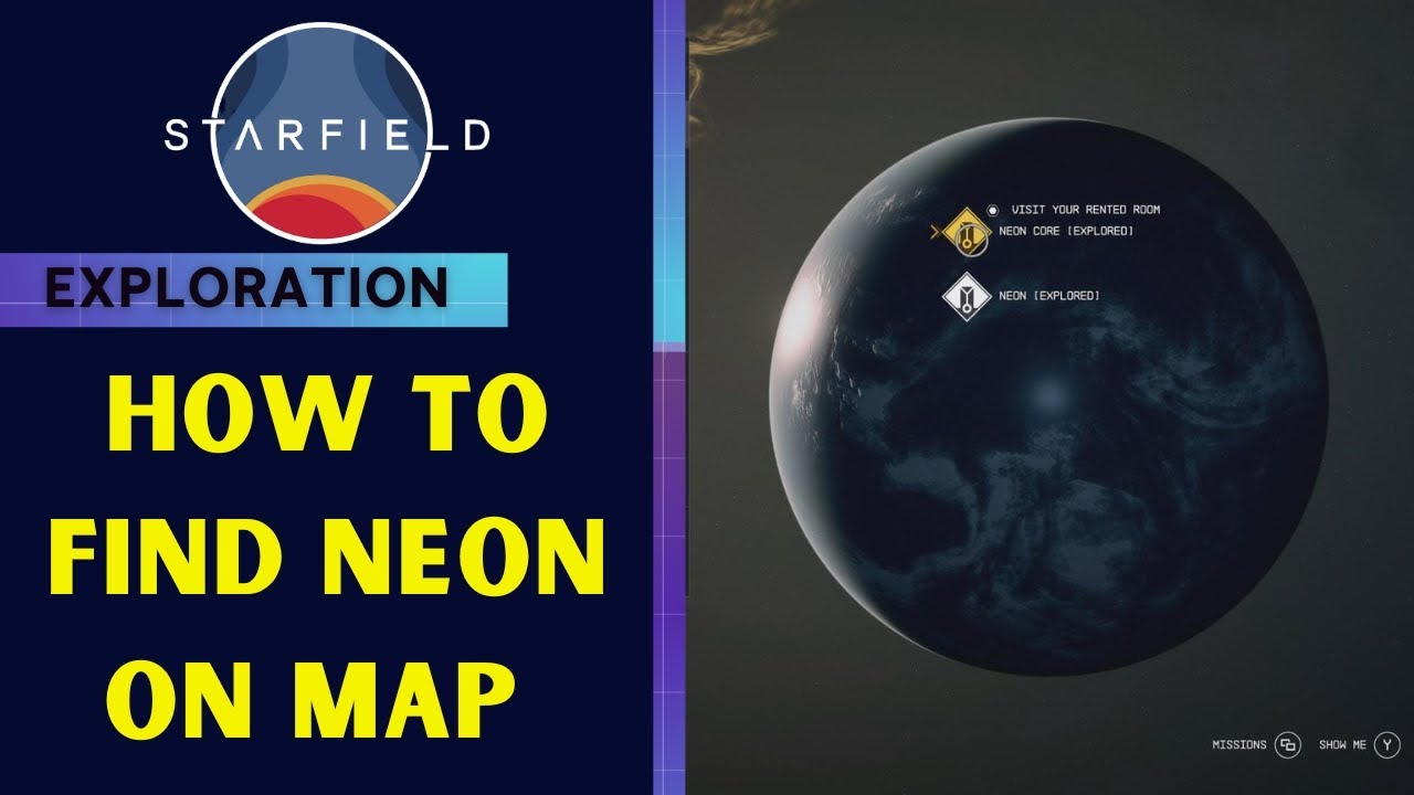 Neon City Map Starfield