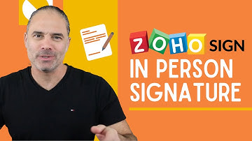 Zoho Sign - In Person Signature