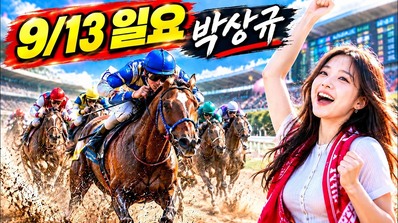 🏀2026년 🎯 9월13일 일요 경마, 🏀방송 보신분들 모두 좋은 결과 있기를 기원합니다.