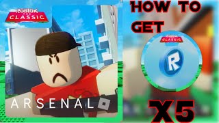 Roblox Classic Event! How To Get All Tokens In Arsenal | Roblox | Classic Event | Full Walkthrough