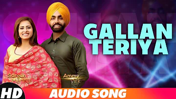 Gallan Teriya (Full Audio) | Ammy Virk | Sargun Mehta | Jaani | Sukh-E | Neetu Bhalla| New Song 2019
