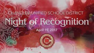 CUSD Special Recognition Night, April 19, 2017