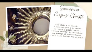 Video thumbnail of "Secuencia de Corpus Christi"