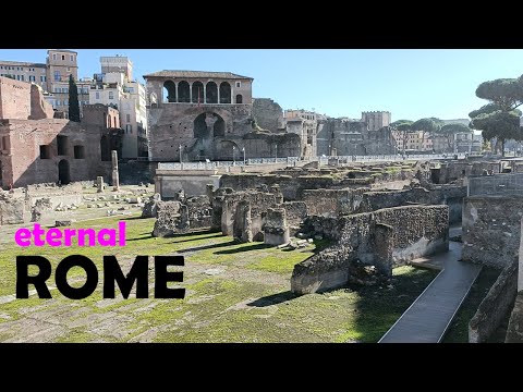 not eternal buildings of the eternal city / relaxing walk in Rome