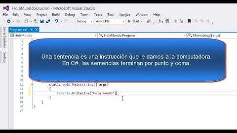 2. Visual Studio 2015 y Hola Mundo - Fundamentos de C# - Programando en C# - YouTube.MP4