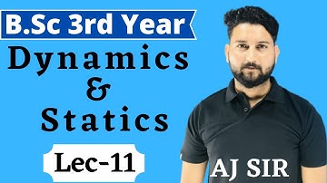 Dynamics lec-11 ||Some important questions of radial and transverse velocity|| B.Sc 3rd Year||AJ SIR
