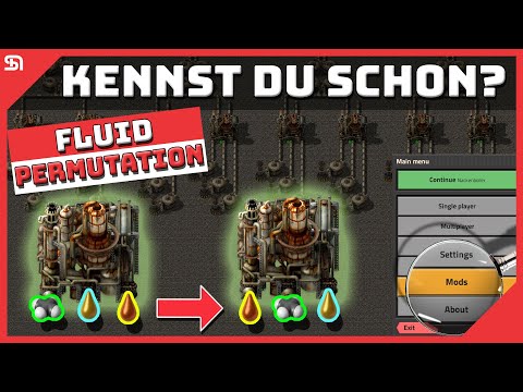 Fluid Permutation | Factorio Mod | Deutsch
