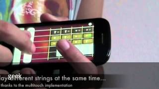 Virtual Guitar Easy to use in Android screenshot 1