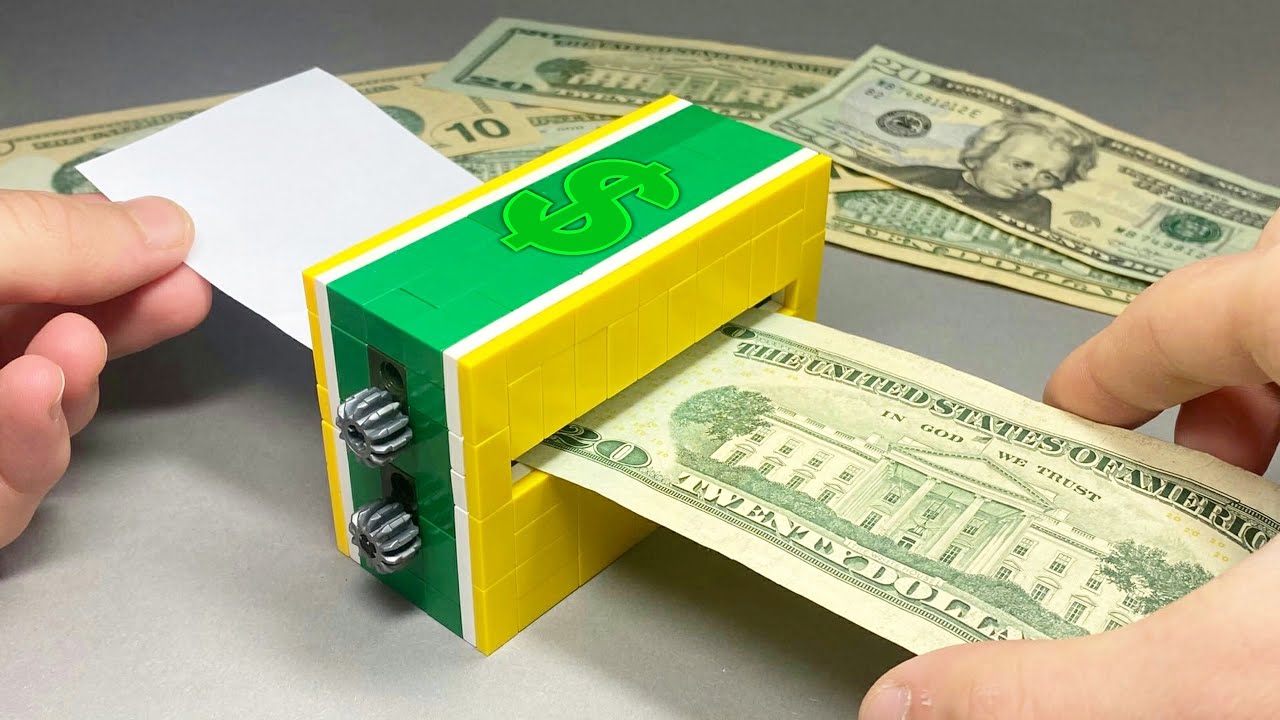 Как сделать из Лего Машинку для Печати Денег - YouTube