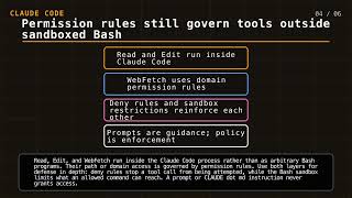 Claude Code Sandboxing: Bash Isolation Is Not the Whole Session