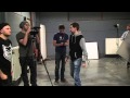 Film-en Cameratechnieken - voorbereidingen setting interview - een impressie