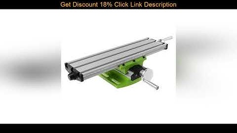 Deal Mini Milling Machine Work Table Vise Portable Compound Bench X-Y 2 Axis Adjustive Cross Slide