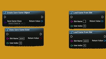 Make A Save Game In UE4 In 1 Minute And 58 Seconds