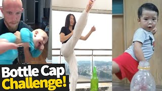 Bottle Cap Challenge Compilation 2019 - Who did it best?