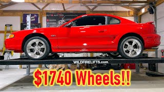 $400 IAA Mustang GT gets $1740 Wheels and Tires + New House and Shop!!