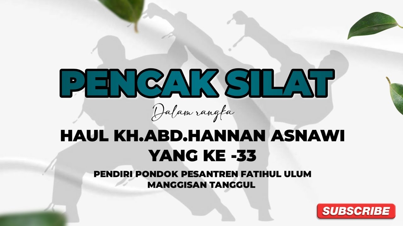 [LIVE] 🔴HIBURAN PENCAK SILAT DALAM RANGKA HAUL DAN HAFLATUL IMTIHAN PP FATIHUL 'ULUM INDUK