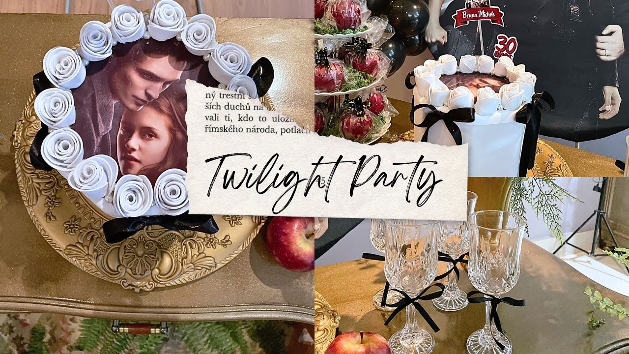 My Twilight-Themed Birthday Party and Hotdog Night! - YouTube