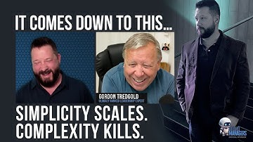 It Comes Down To This… Simplicity Scales. Complexity Kills.