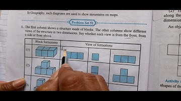 Problem Set 51question no 1- Chapter13 Three Dimensional Objects and Nets -Class 5th Maths