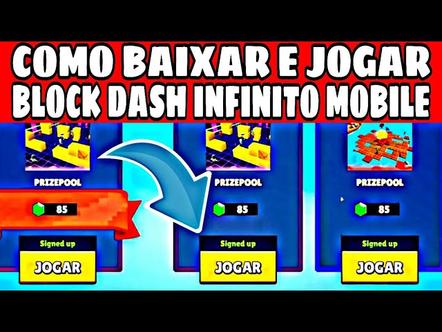 ✓ [OFICIAL] COMO BAIXAR E JOGAR O BLOCK DASH INFINITO NO MOBILE