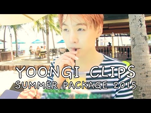 yoongi summer package 2015 clips for editing