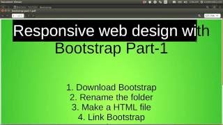 Bootstrap template design class 1