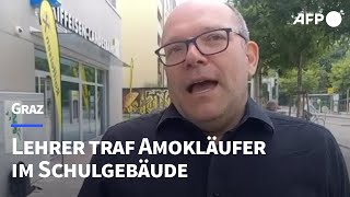 Thumbnail for Graz: Lehrer traf Amokläufer im Schulgebäude | AFP