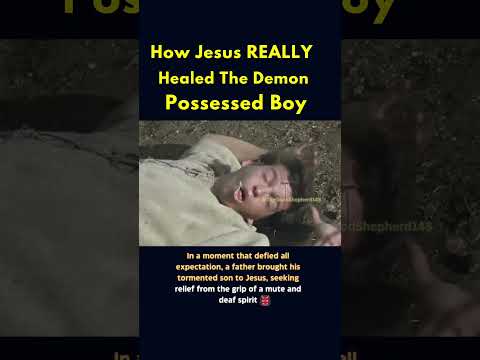 How Jesus REALLY Healed The Demon Possessed Boy 👹🤯 #shorts #youtube #catholic #jesus #miracle #fyp