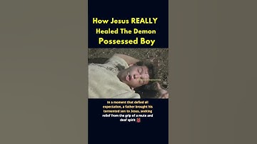 Thumbnail of How Jesus REALLY Healed The Demon Possessed Boy 👹🤯 #shorts #youtube #catholic #jesus #miracle #fyp