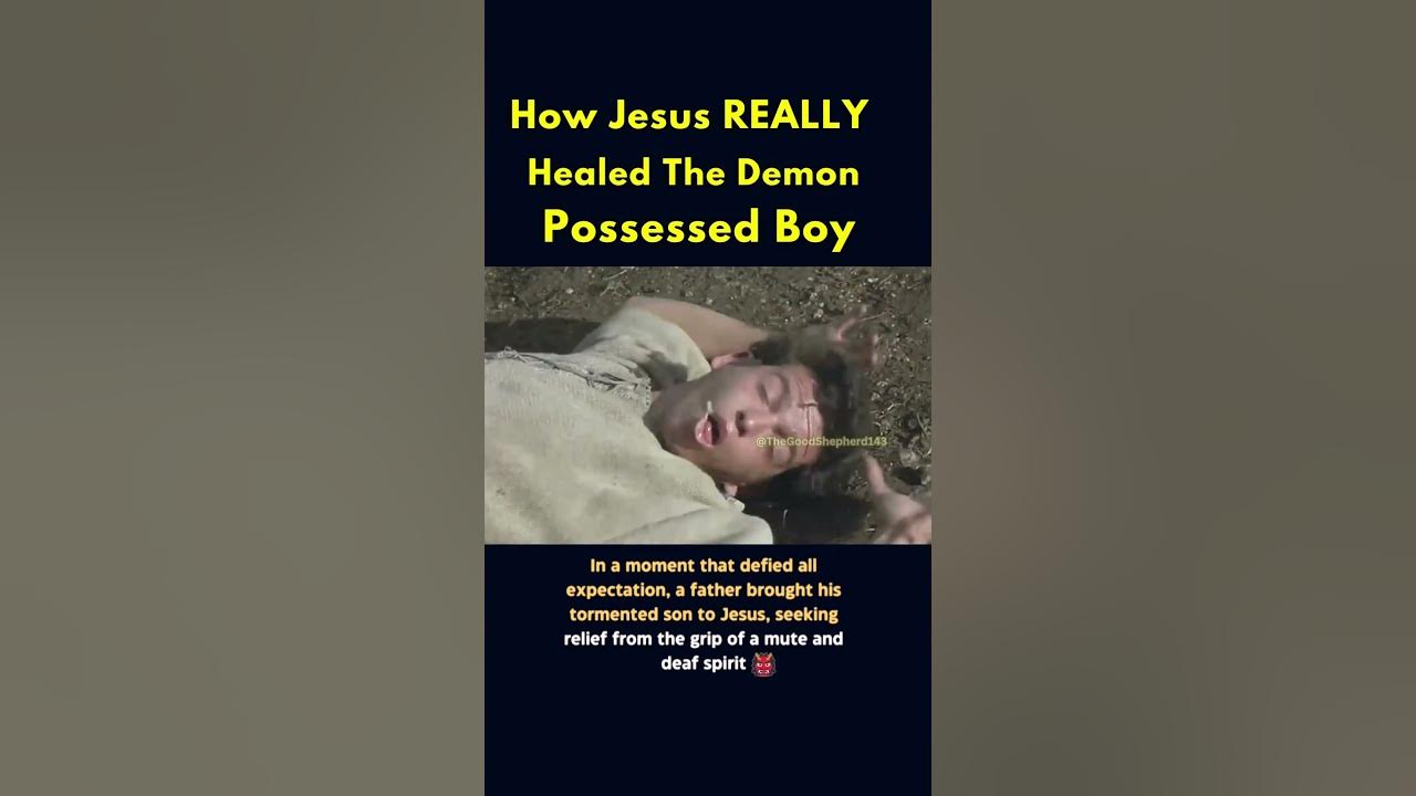 How Jesus REALLY Healed The Demon Possessed Boy 👹🤯 #shorts #youtube #catholic #jesus #miracle #fyp