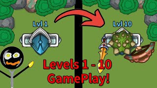 CRAZY Levels 1-10 Gameplay Moments