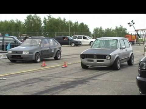 VW Golf 1 VR6 Turbo 4 Motion Vs. VW Polo R32 Bi-Turbo - VW Alarm 2010 Großenhain