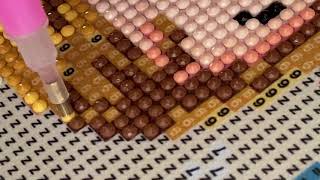Diamond painting | Girls | Time lapse video