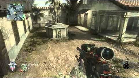 Black Ops: L96A1 Quickscoping on Villa