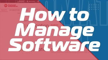 How to Manage Software in the Rockwell E-commerce Portal