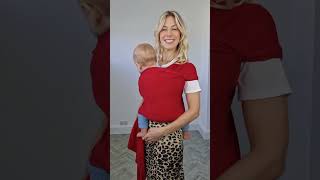Izmi Baby Wrap - perfect for newborns AND supportive for big babies! Luxury bamboo fabric, just £55!