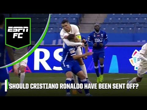 Ronaldo avoids red card after BRUTAL foul in Al Nassr's 2-0 defeat to Al Hilal | ESPN FC