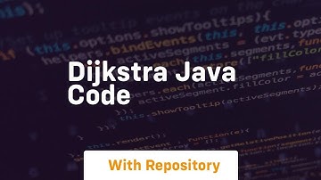 dijkstra java code
