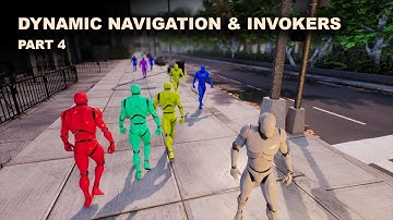 Unreal Pedestrian System - Part 4 [Dynamic Navigation & Navigation Invokers]