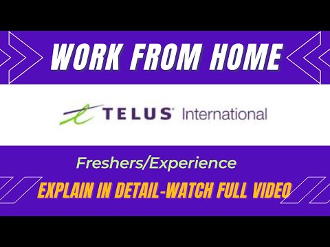 Telus International Work From Home Job | Media Search Analyst Job ?| Jobs For Graduates