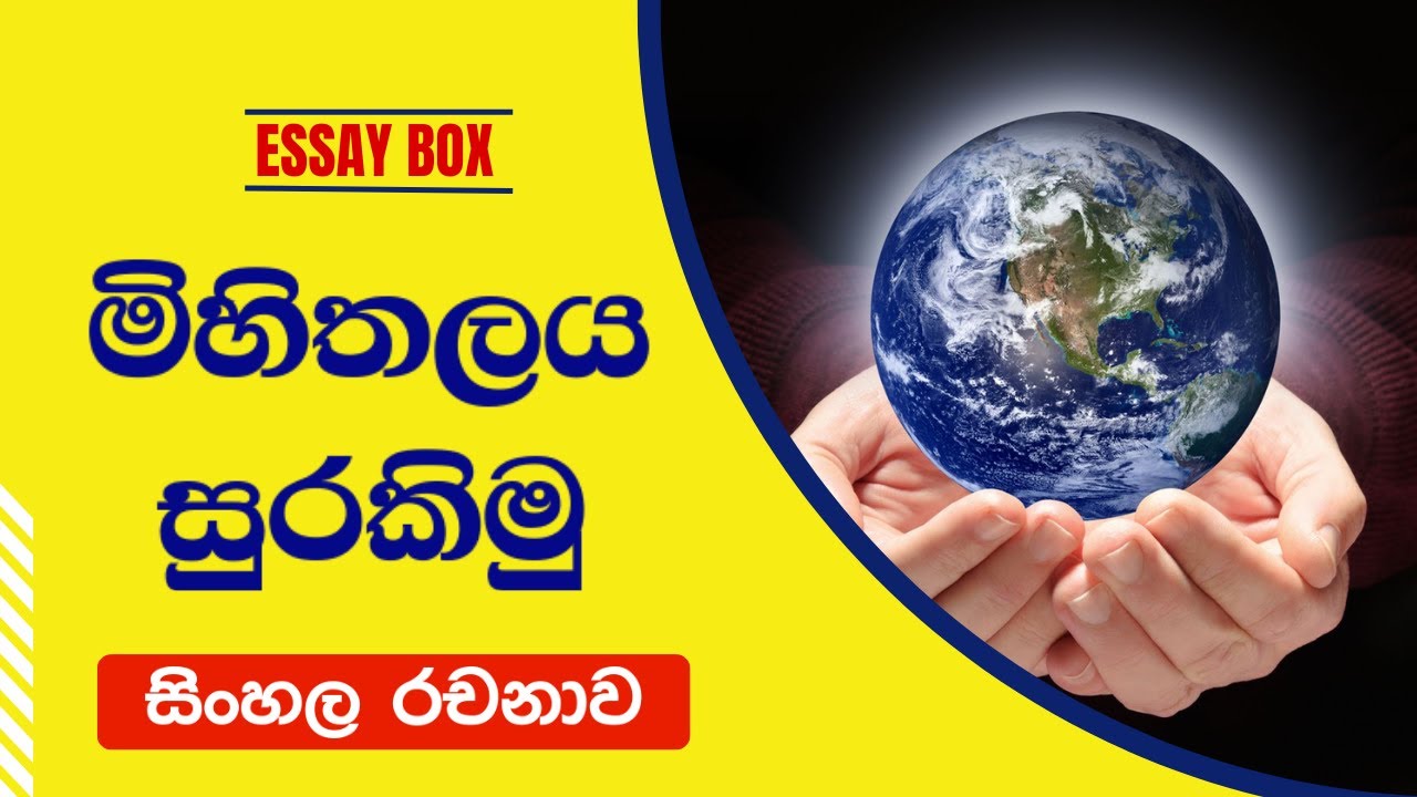 sinhala essay about environment