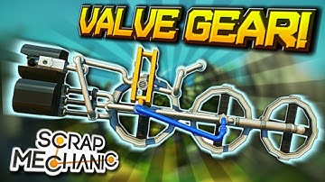 HOW TO BUILD a PISTON-POWERED Steam Train Engine in SCRAP MECHANIC! | Tutorial