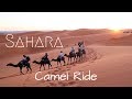 Sunset Camel Ride in the Sahara - Merzouga, Morocco