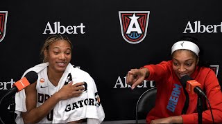 Atlanta Dream Post-Game Press Conference - Angel Reese and Naz Hillmon After HUGE Win Over Sparks