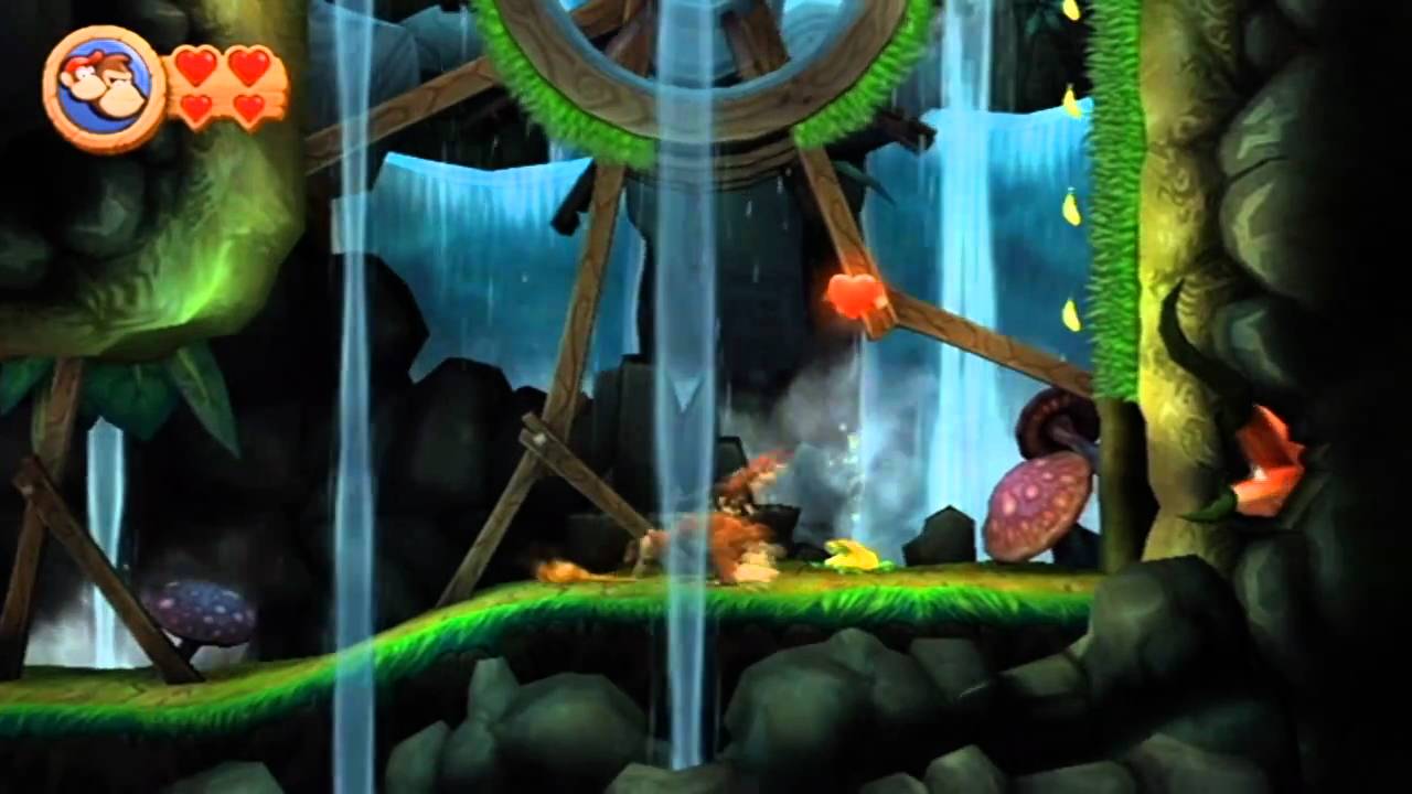 Donkey Kong Country Returns - Stage 1-2: King of Cling [HD]