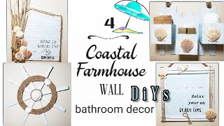coastal Farmhouse Diys/ paint sticks diys