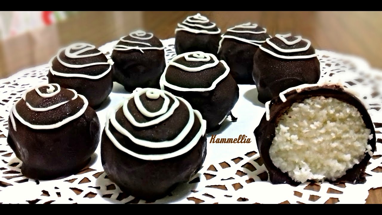 Cioccolatini ripieni di cocco| Ciocolata umpluta cu cocos| Chocolates ...